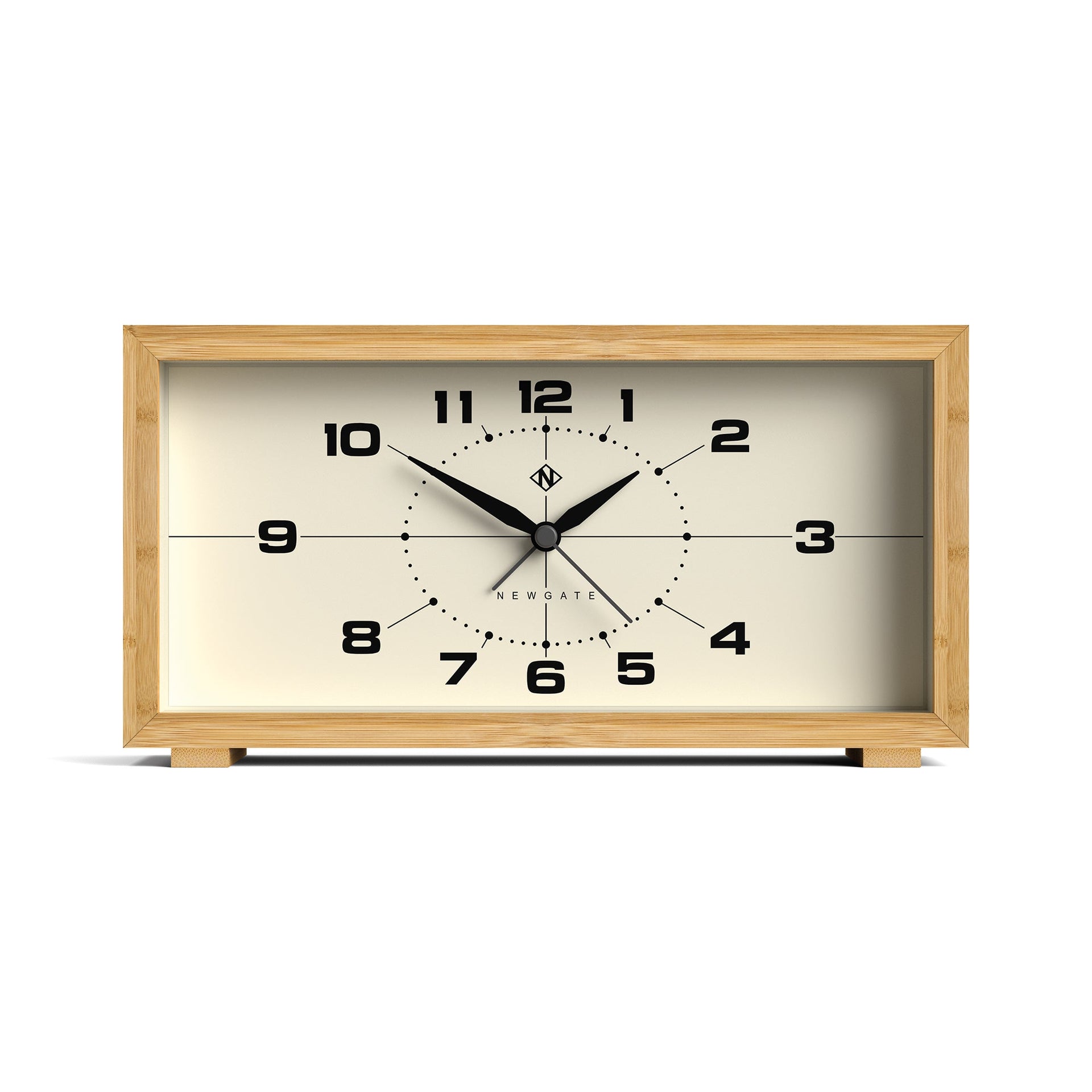 Eden Nest Lemur Alarm Clock Retro Arabic Dial Mid Century