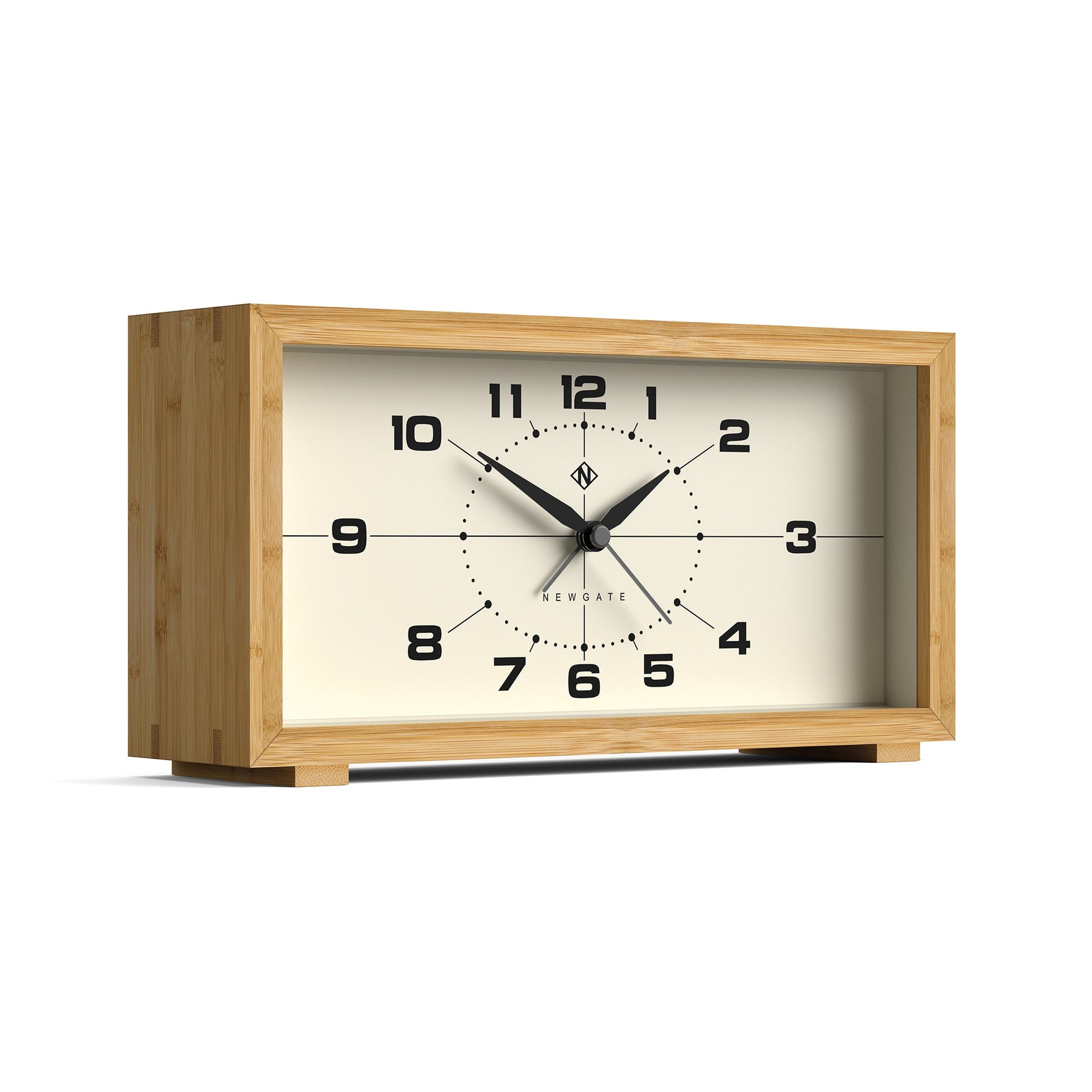 Eden Nest Lemur Alarm Clock Retro Arabic Dial Mid Century