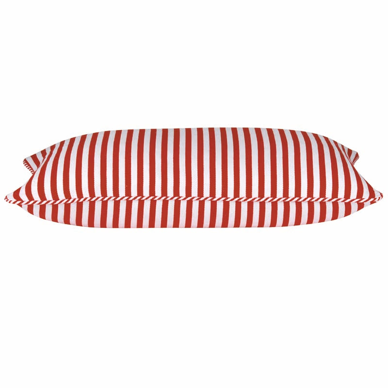 Eden Nest Red And White Rectangle Cushion Covers Pack Of 4