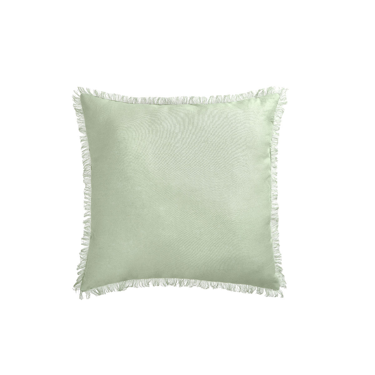 Eden Nest Sage French Linen Filled Cushion Square 55cm