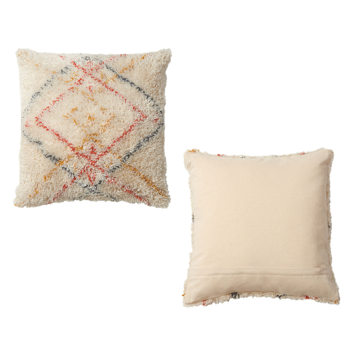 Eden Nest Makura Textured Square Cushion 45x45cm Applique