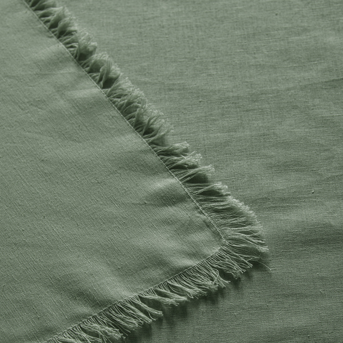 Eden Nest Vintage Linen-Cotton Tablecloth