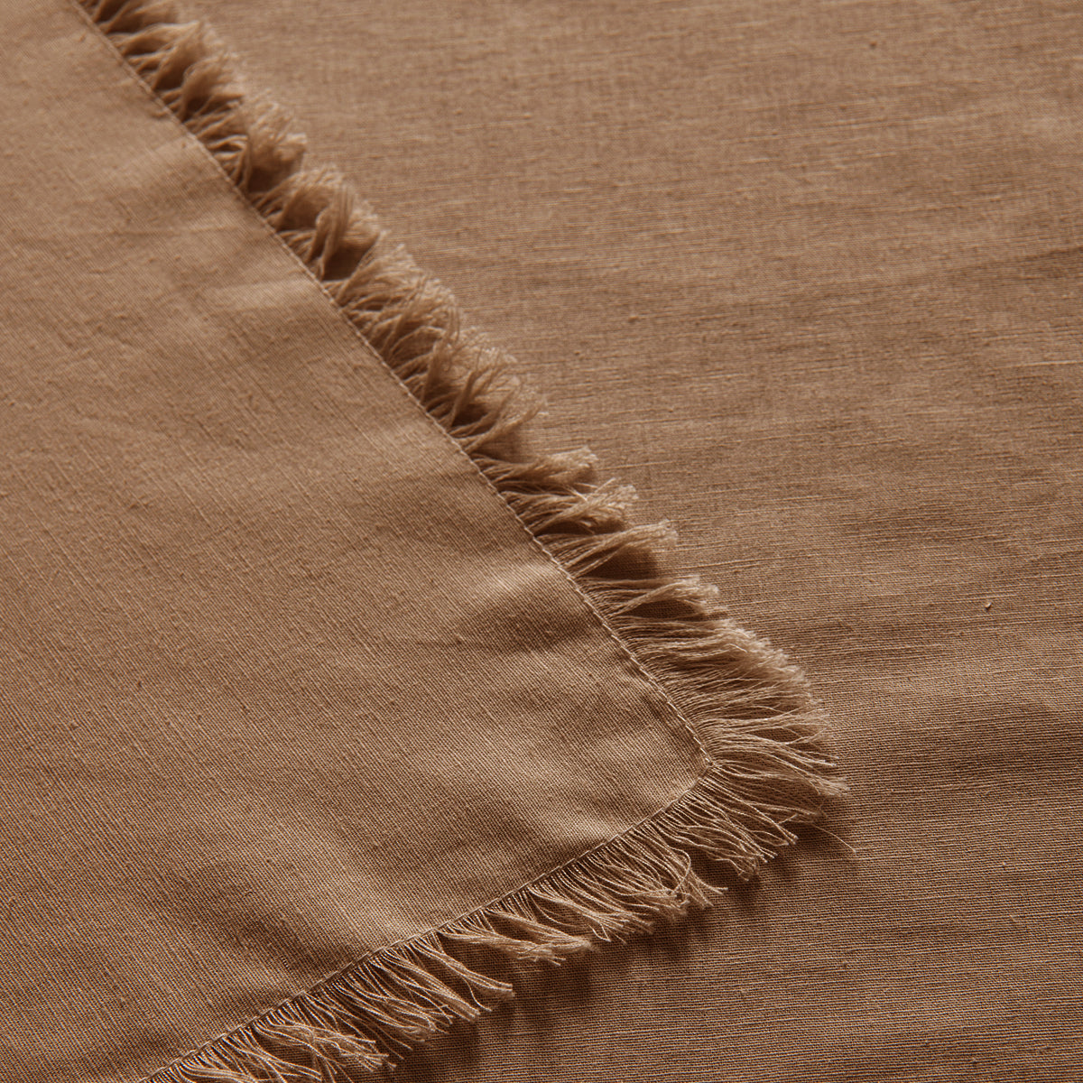 Eden Nest Vintage Linen-Cotton Tablecloth