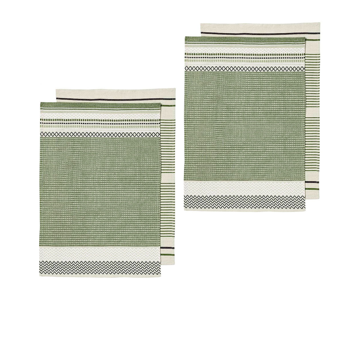 Eden Nest 4-Pack Cotton Kitchen Towels – 45 x 70 cm