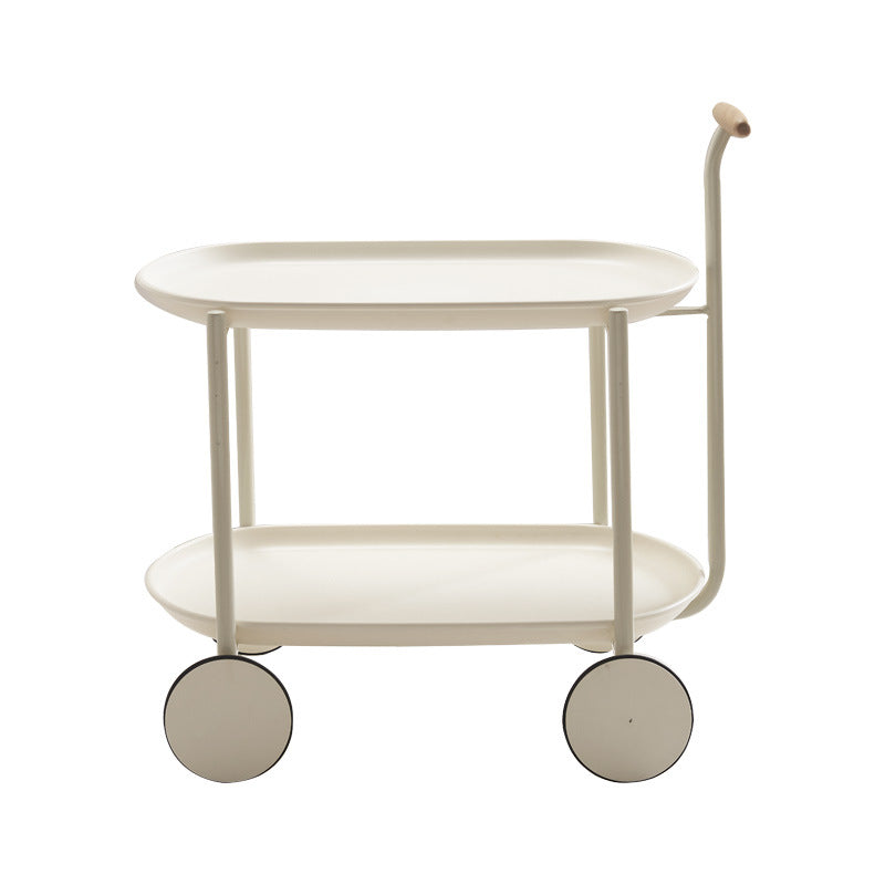 Eden Nest Movable Trolley Coffee Side Table With Wheels