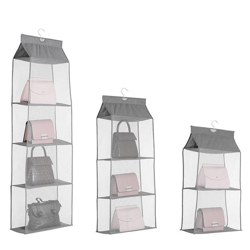 Eden Nest Hanging Handbag Organizer – Multi-Layer Non-Woven Storage Bag