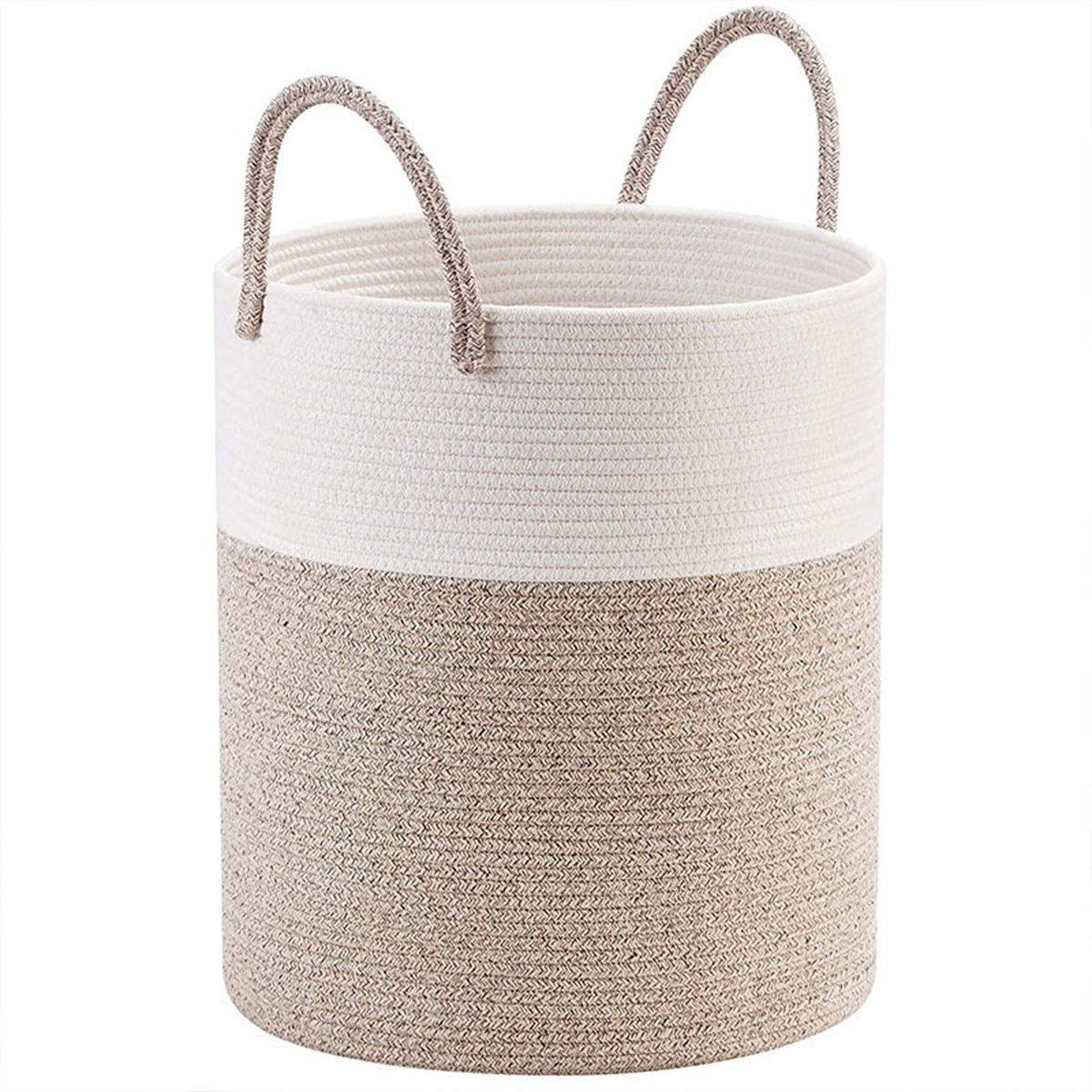 Eden Nest Woven Cotton Rope Storage Basket