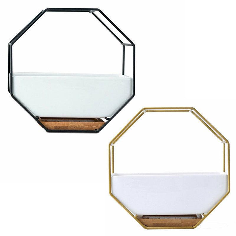 Eden Nest Wall Hanging Succulent Planter Gold Decor