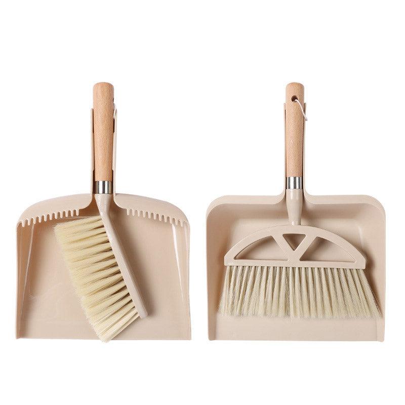 Eden Nest Mini Dustpan & Broom Set with Wooden Handle