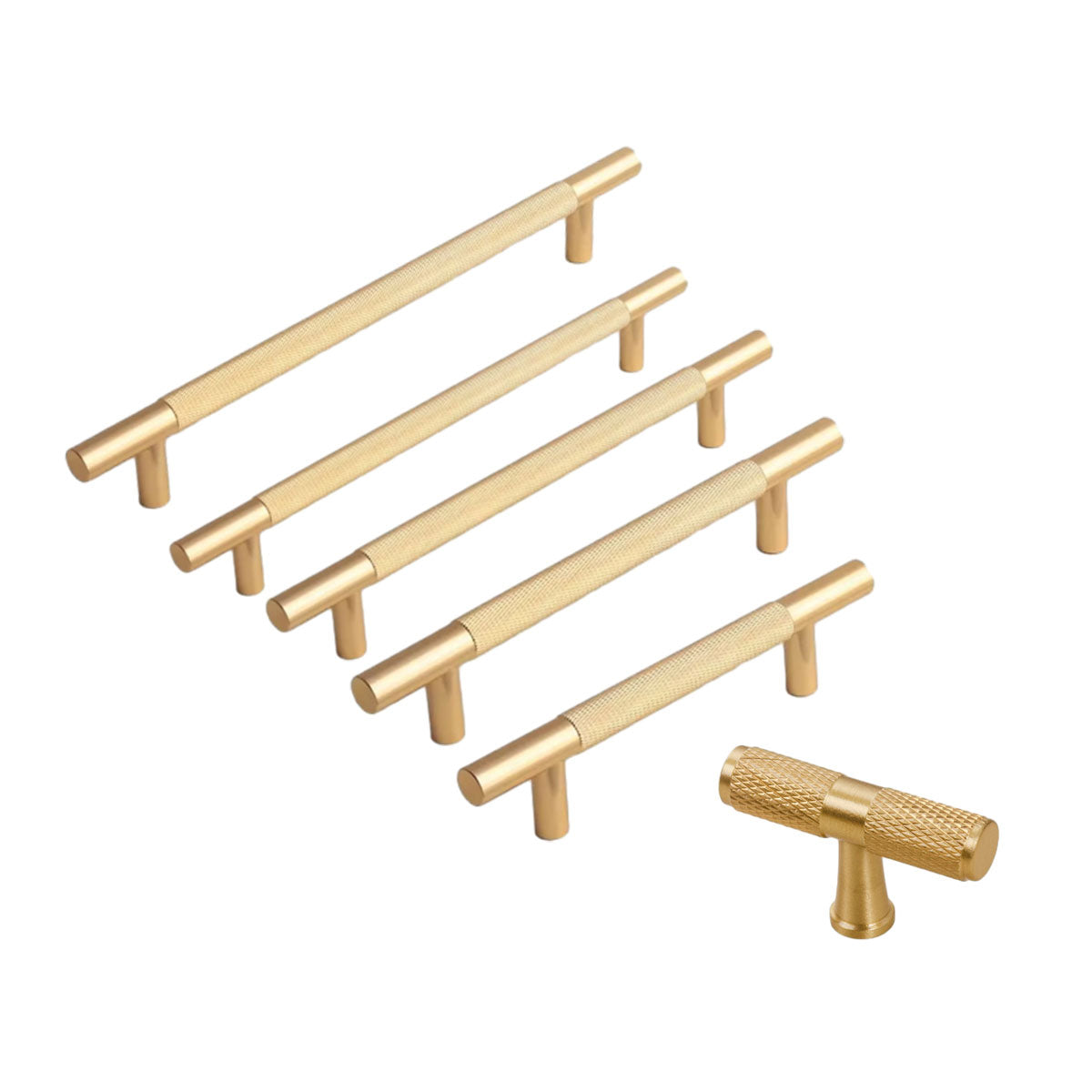 Eden Nest Solid Copper Knurled Handles