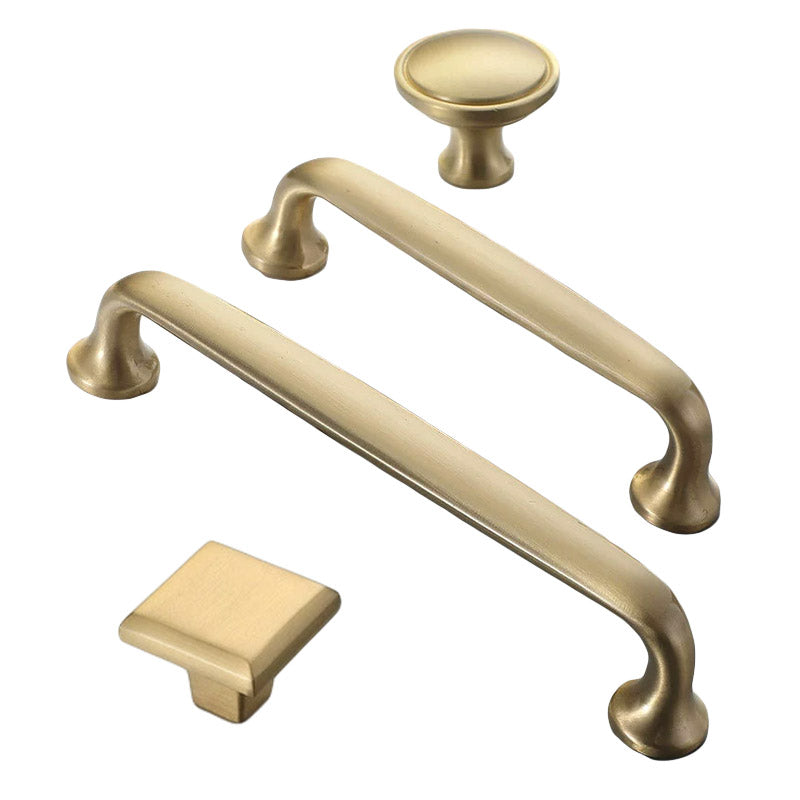 Eden Nest Solid Copper Gold Handles - Nordic-Inspired Design
