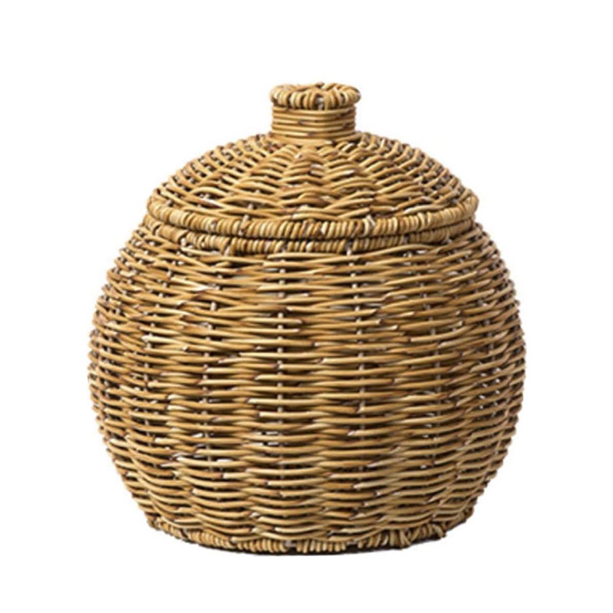 Eden Nest Hand-Woven Imitation Rattan Storage Basket