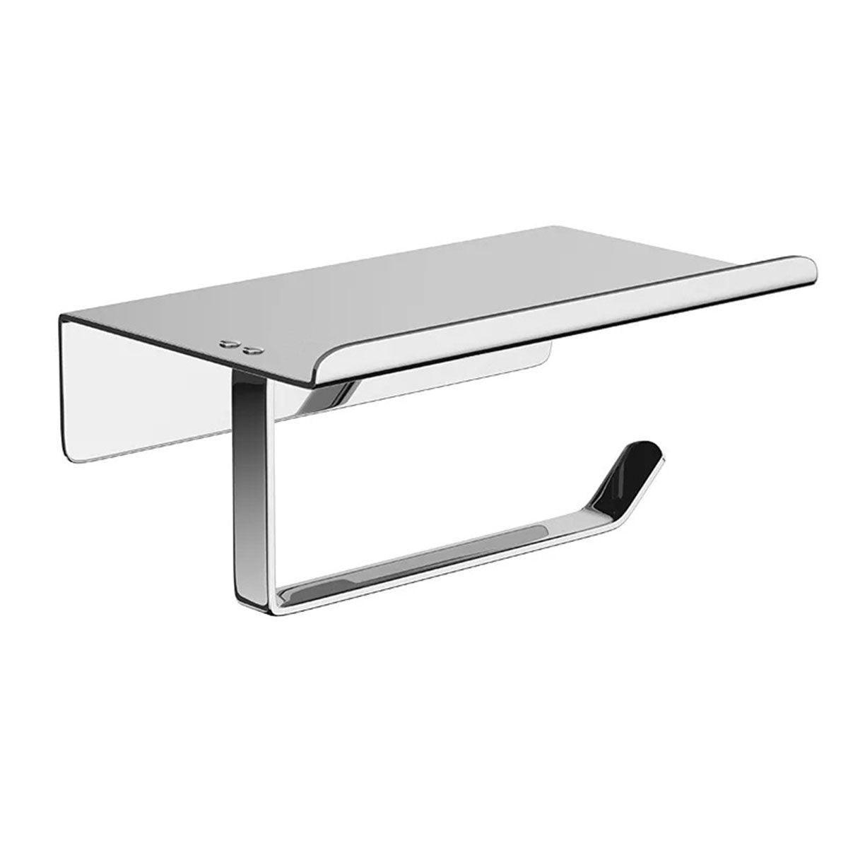 Eden Nest 304 Stainless Steel Toilet Paper Holder with Phone Rack