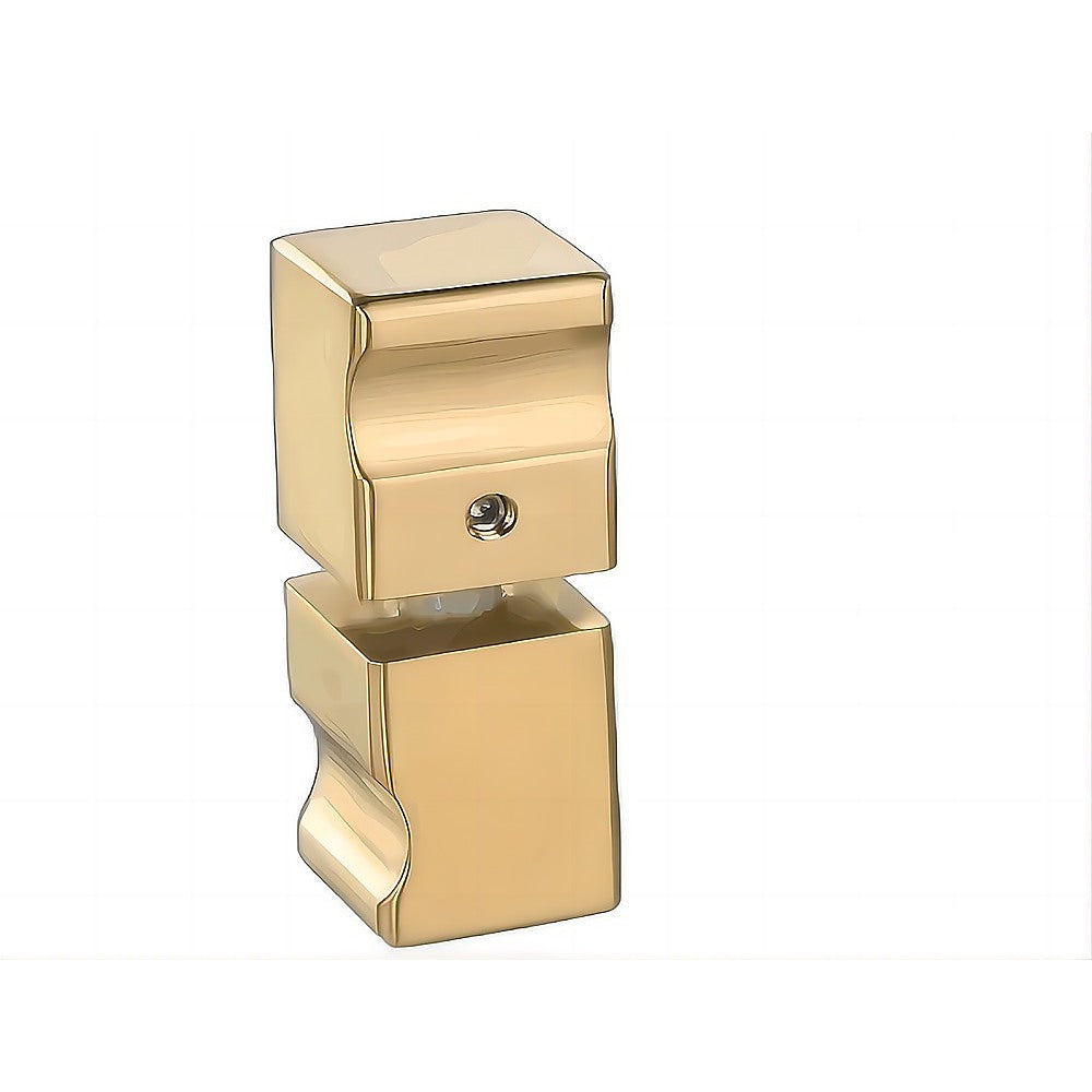Eden Nest Brushed Gold Brass Shower Door Handle