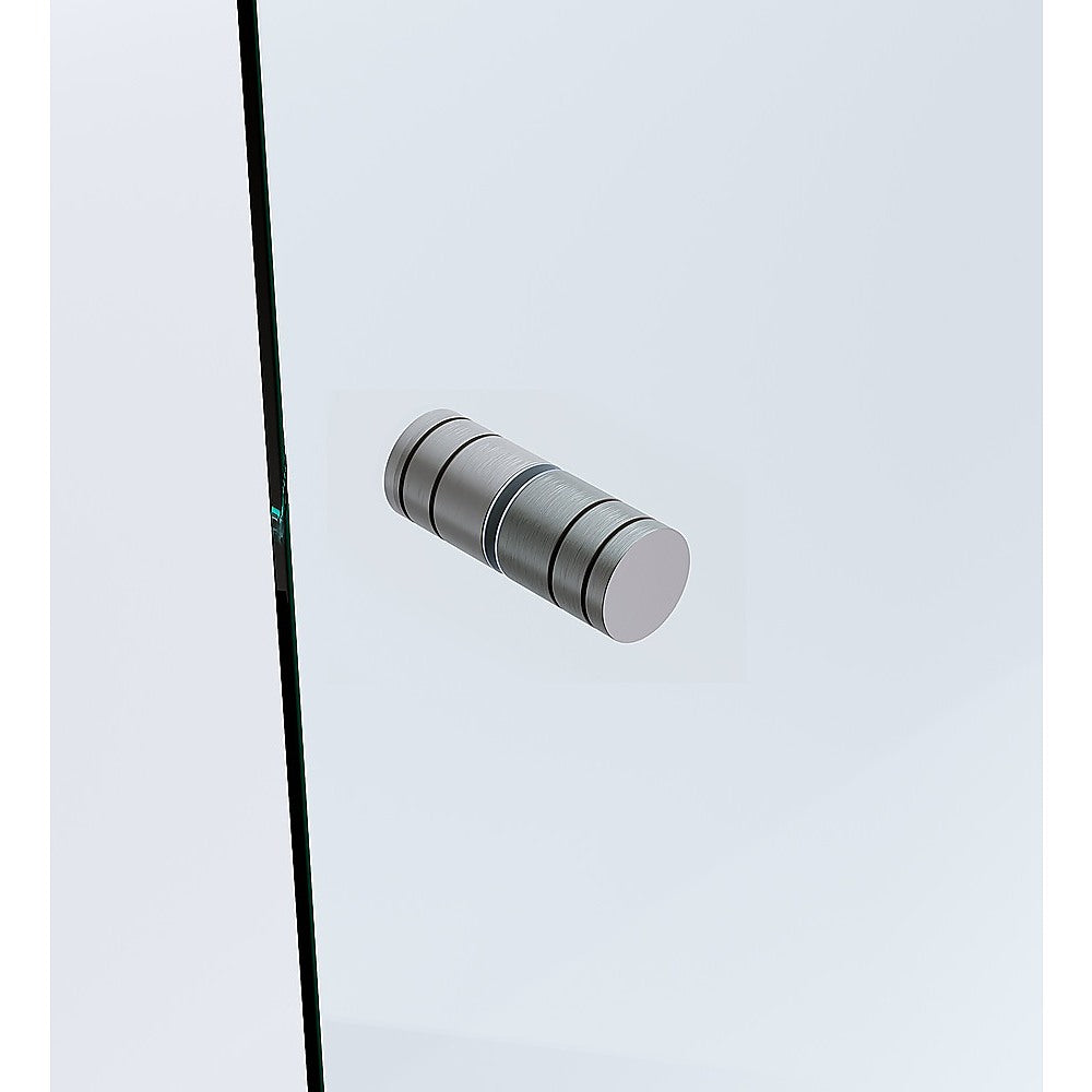 Eden Nest Brushed Gunmetal Brass Shower Door Handle