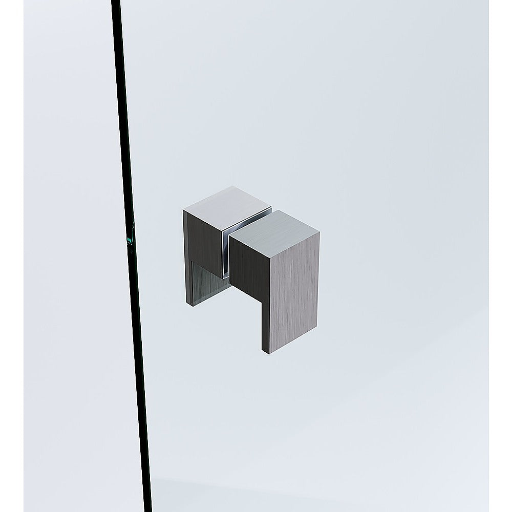 Eden Nest Brushed Gunmetal Brass Shower Door Handle