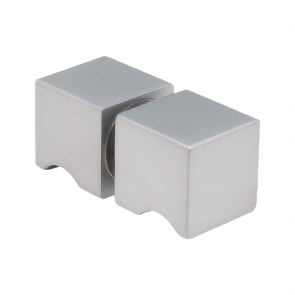 Eden Nest Brushed Nickel Brass Shower Door Handle