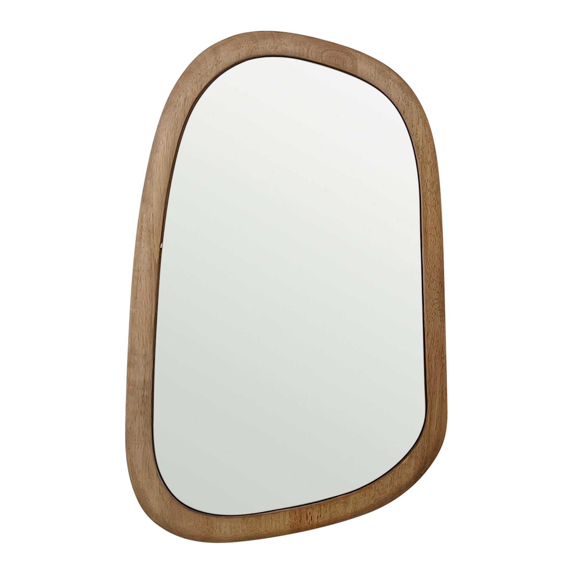 Eden Nest Midcentury Wood Framed Wall Mirror 40 By 62 Cm