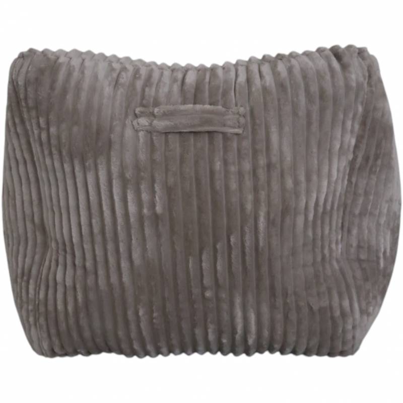 Eden Nest Chocolate Corduroy Soft Lounge Chair 100x60cm