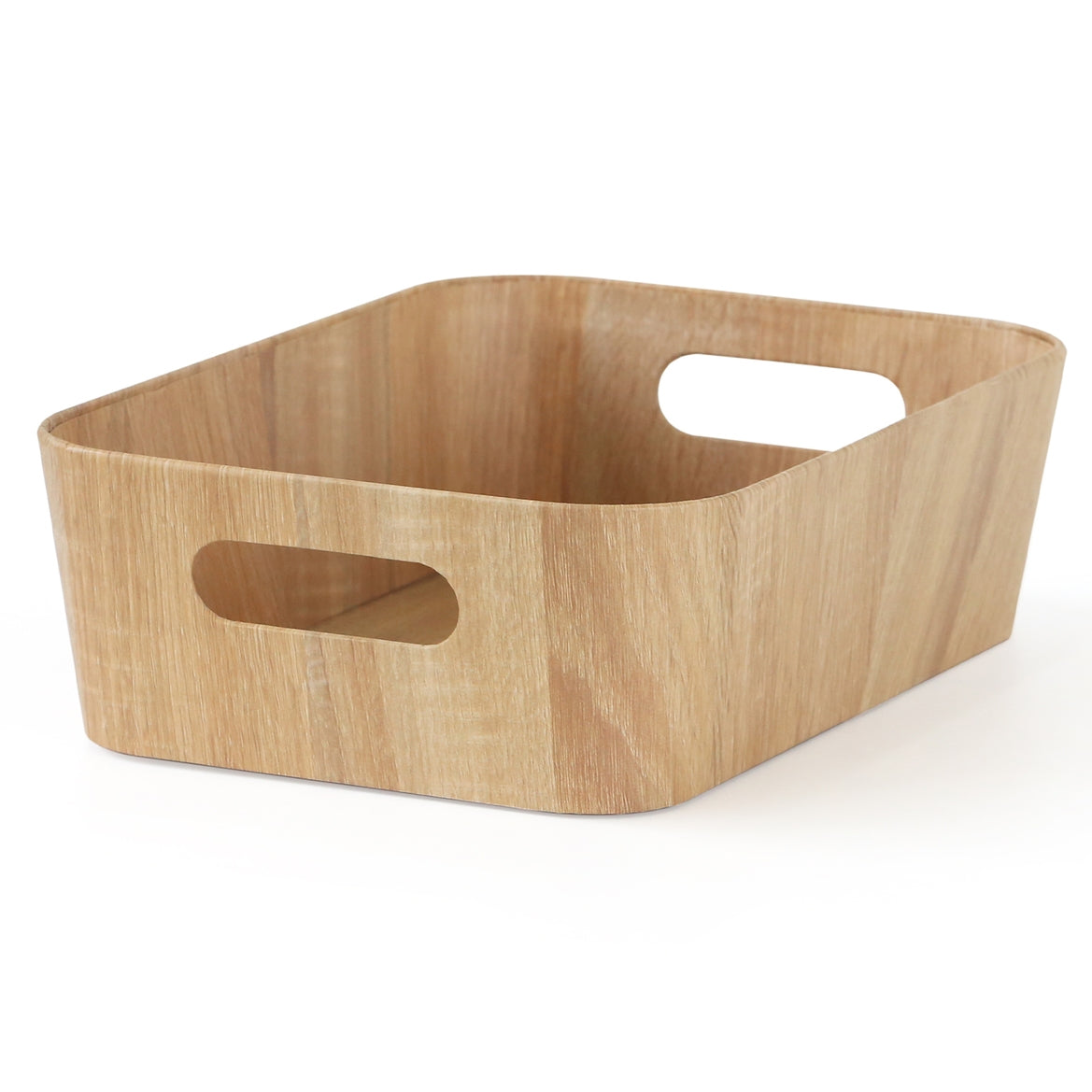 Eden Nest Bulk 6 Woodgrain Look Storage Rectangles 37cm