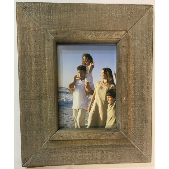Eden Nest Antique Single Photo Frame 32cm Natural Wood