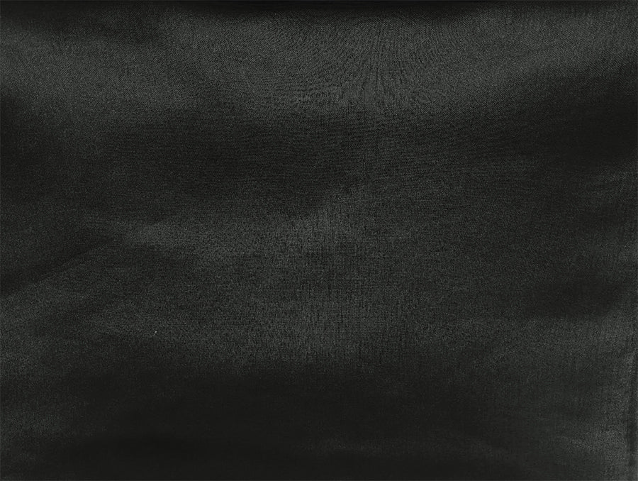 Eden Nest Sheer Voile Curtains 548cm Wide Pinch Pleat Black