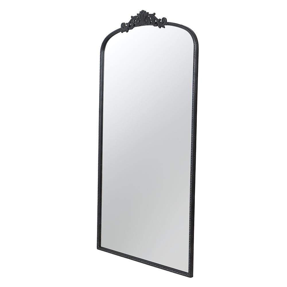 Eden Nest Ornate Metallic Floor Mirror Brightens Rooms
