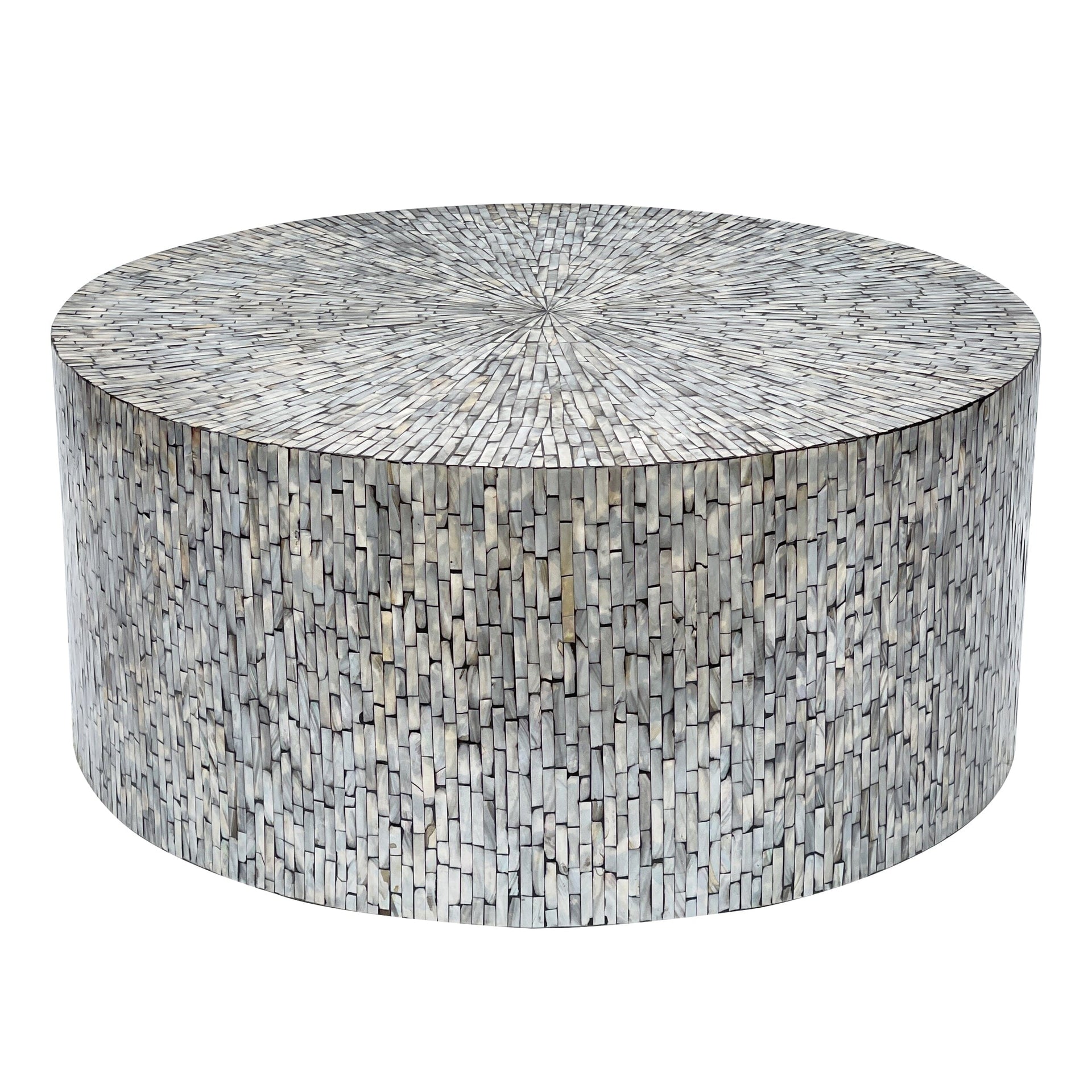 Eden Nest Mother Of Pearl Handcrafted Coffee Table
