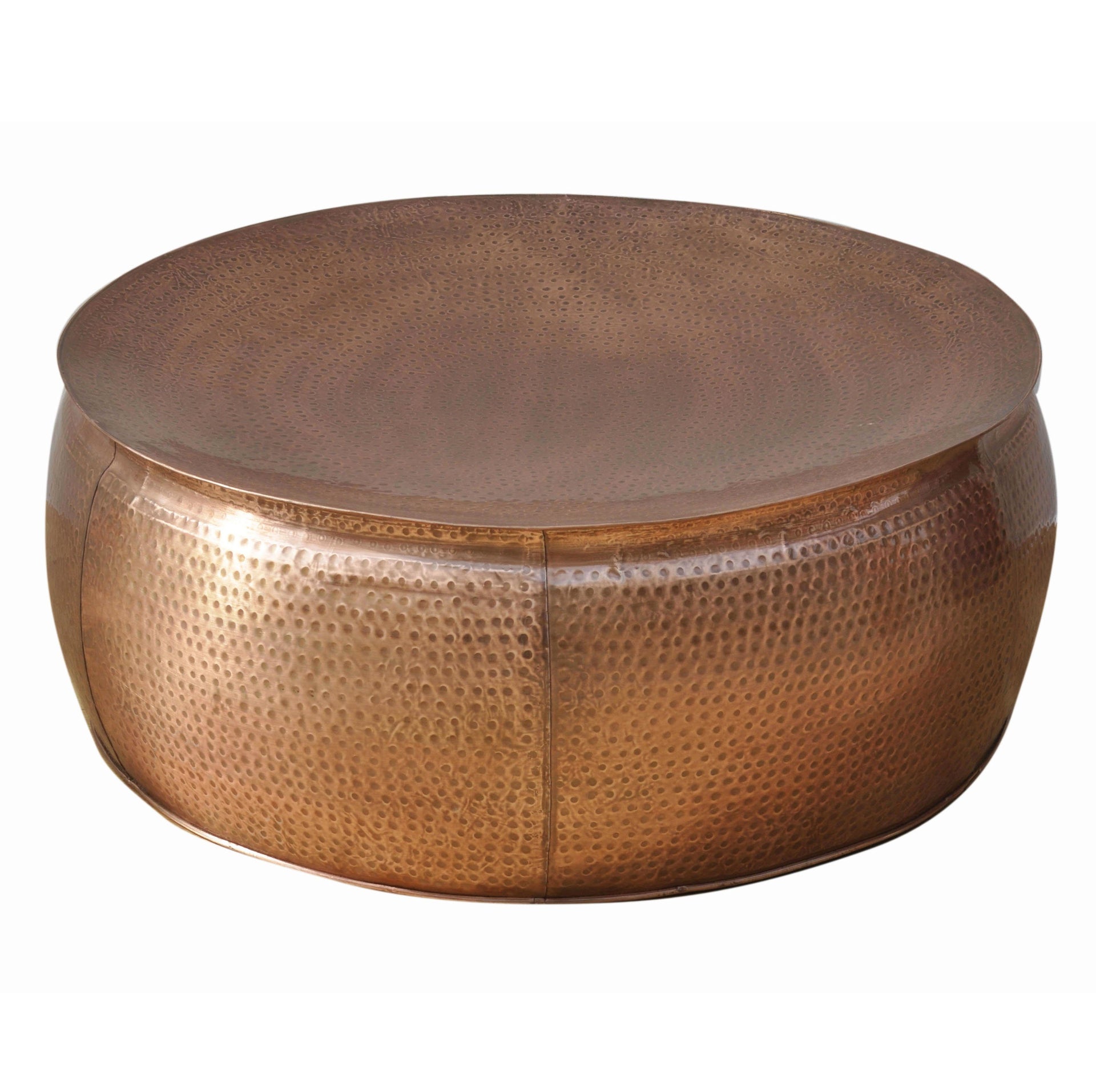 Eden Nest Bronze Look Hammered Coffee Table Hand Forged