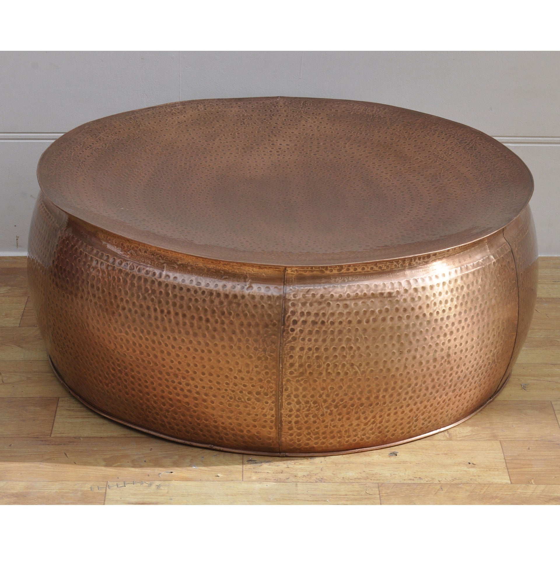 Eden Nest Bronze Look Hammered Coffee Table Hand Forged
