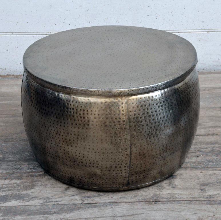 Eden Nest Open Top Hand Forged Metal Coffee Table Industrial