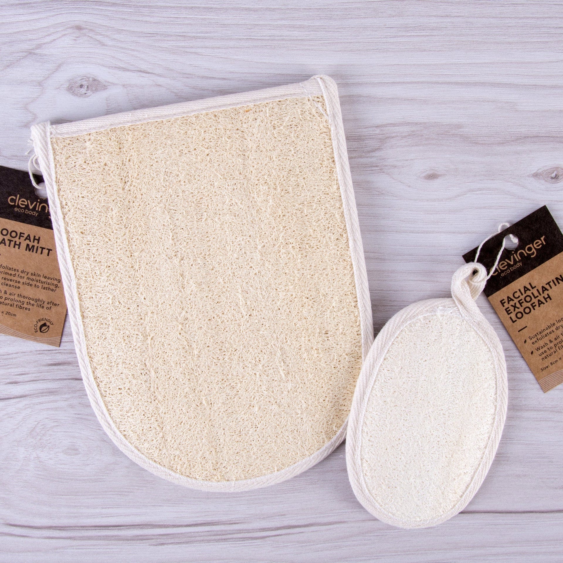 Eden Nest Eco Loofah Bath Mitt for Gentle Exfoliation