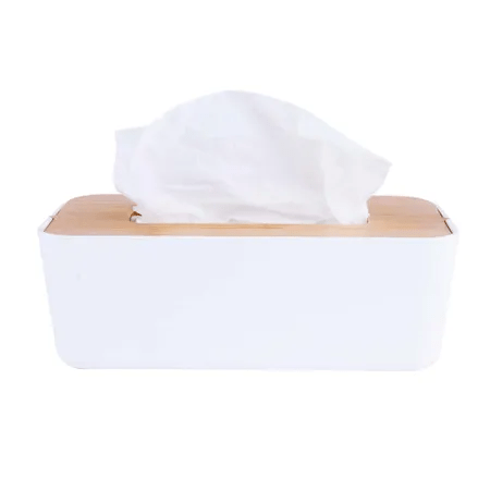 Eden Nest Bamboo Fiber Tissue Box Dispenser Organizer