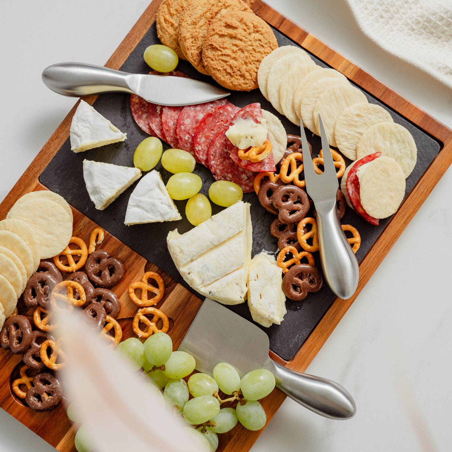 Eden Nest 3-Piece Stainless Steel Cheese Knife Set