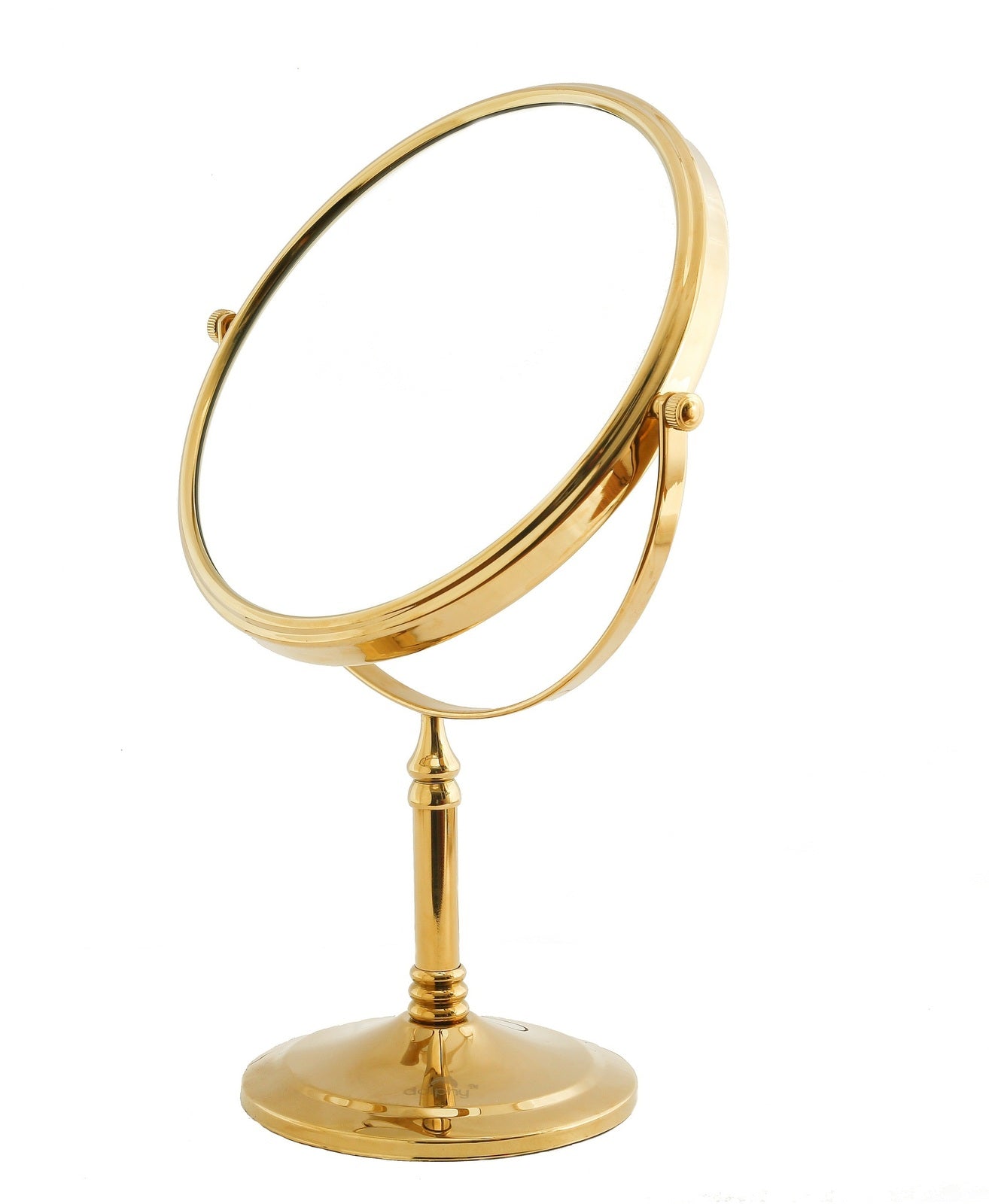 Eden Nest 5X And 1X Tabletop Magnifying Mirror Royal Gold