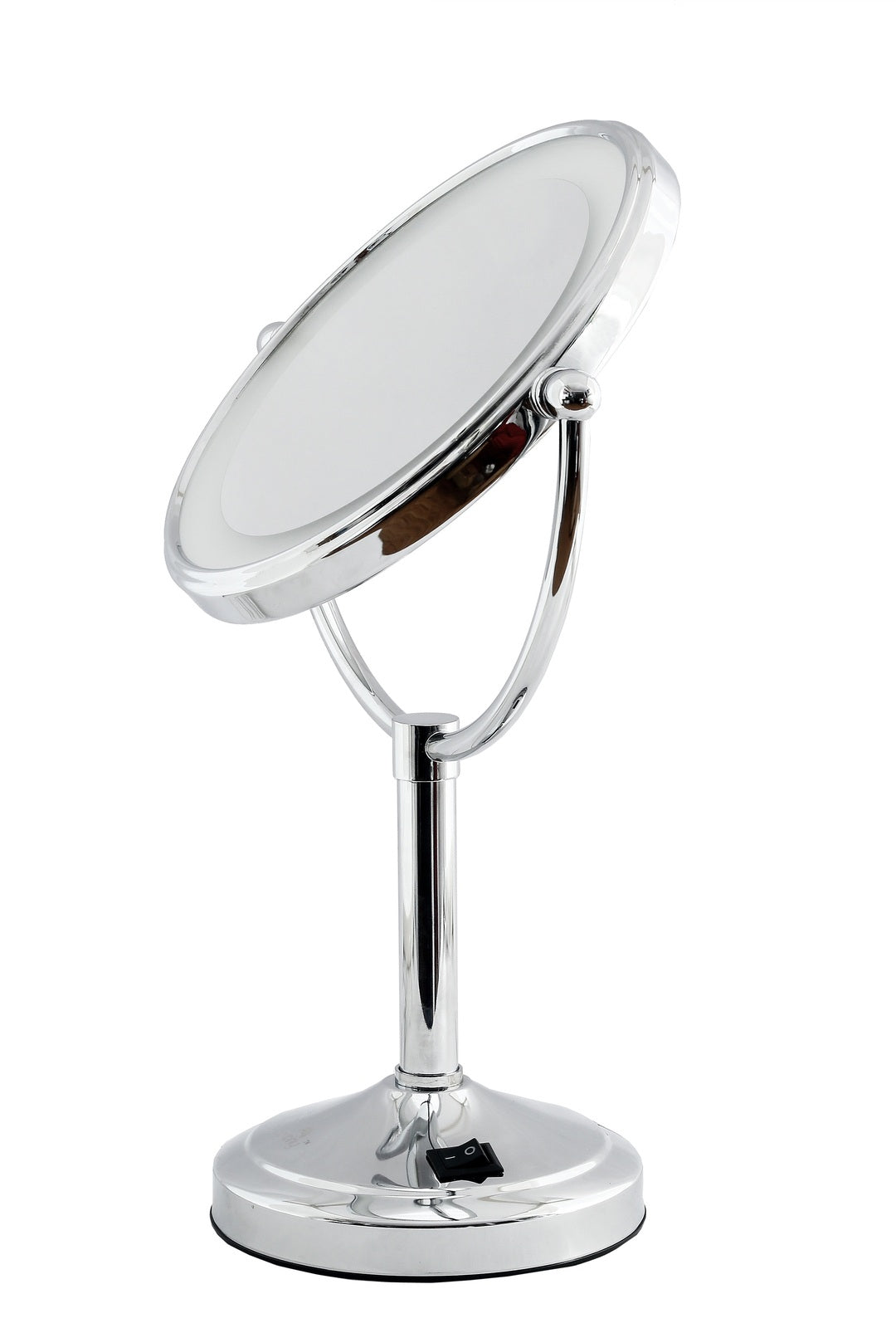 Eden Nest 5X And 1X LED Tabletop Magnifying Mirror Chrome