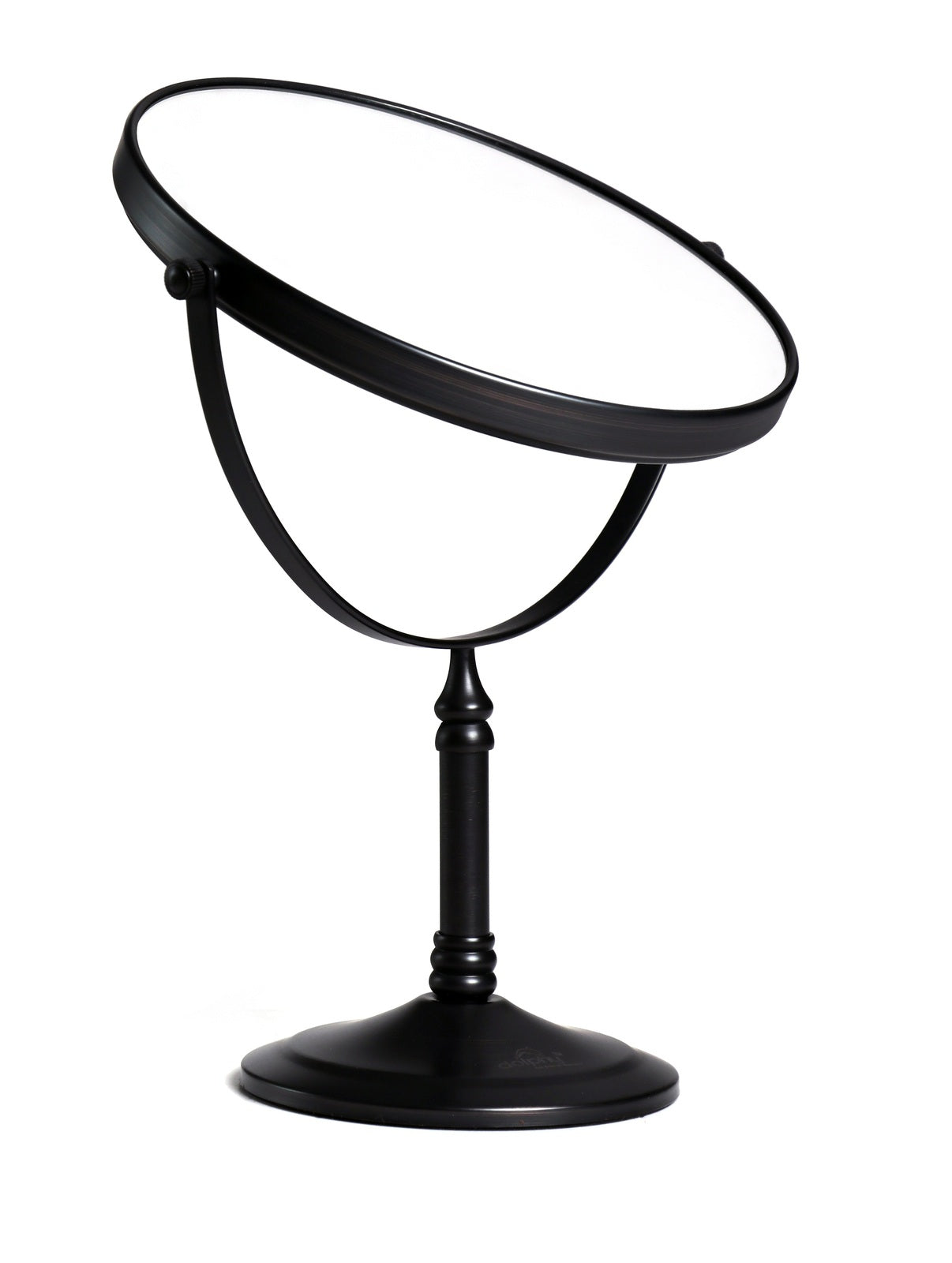 Eden Nest 5X and 1X Tabletop Magnifying Mirror Matte Black