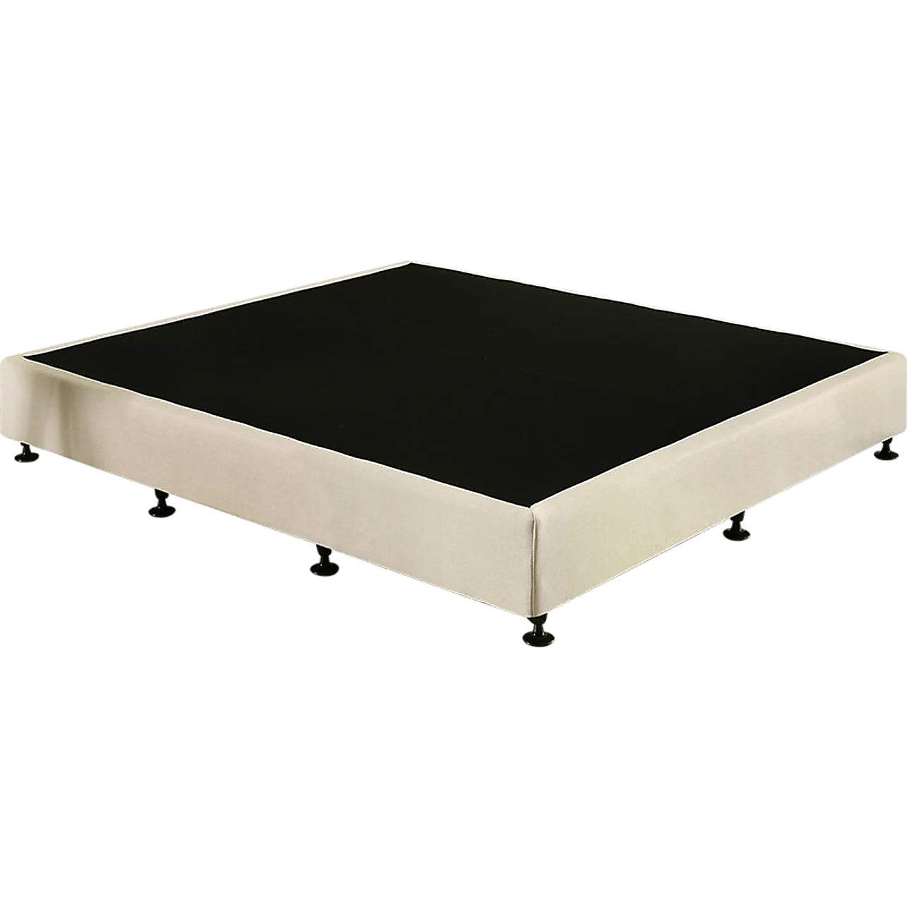 Slatted Ensemble Bed Base - Linen Breathable Cover