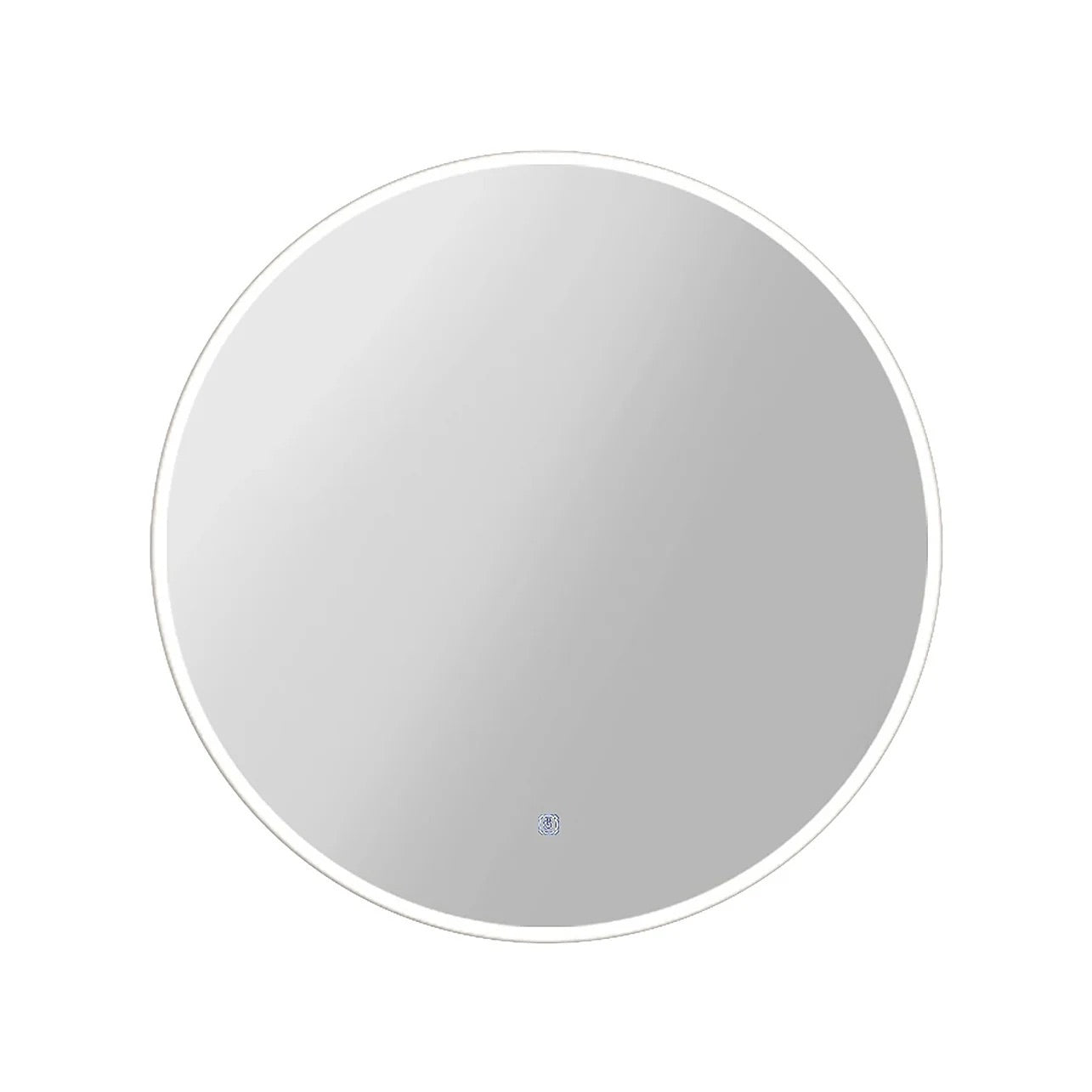 Round LED Bathroom Mirror – Wall-Mounted with Touch & Colour Temperature Control