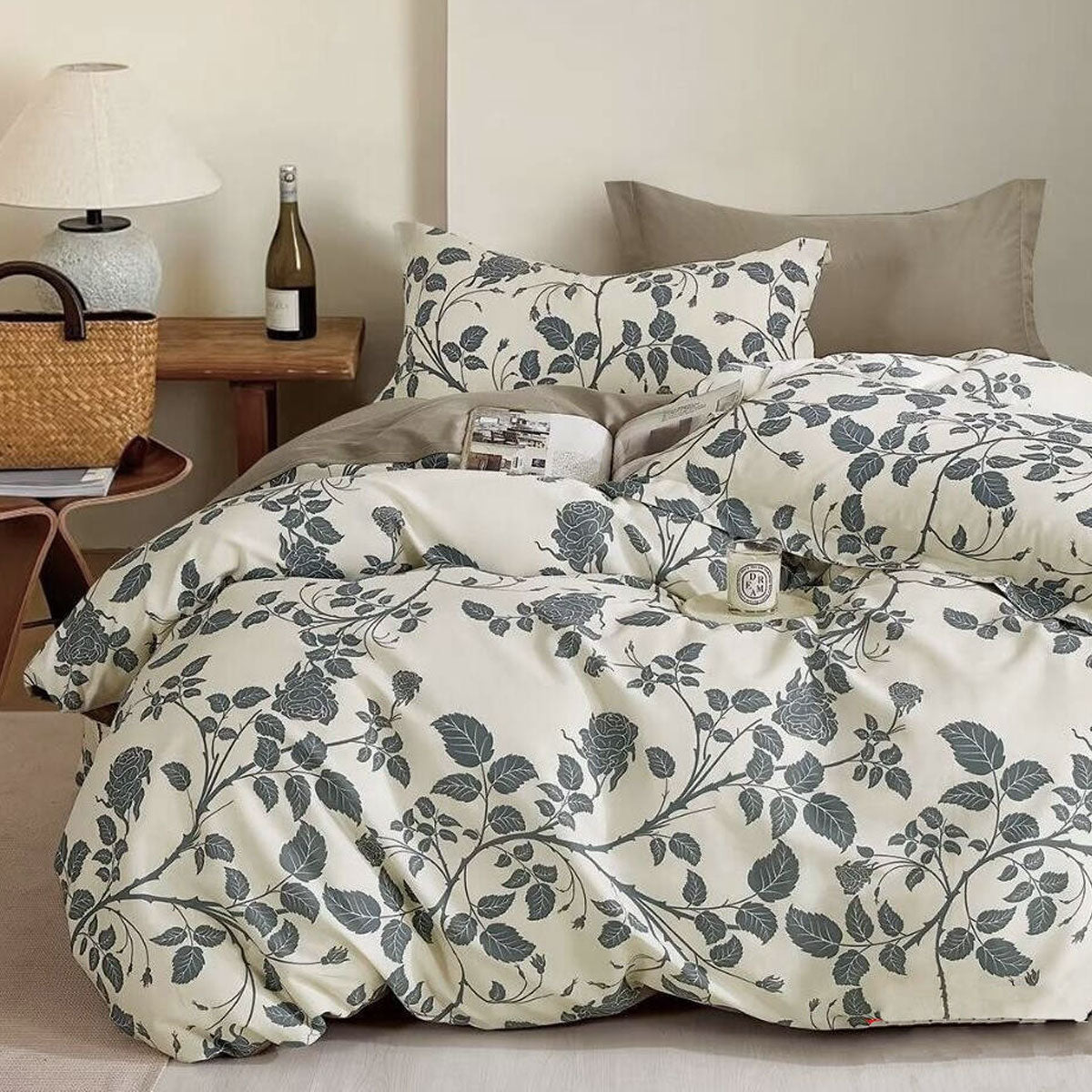 Elisabeth Reversible 300TC Cotton Quilt Cover Set