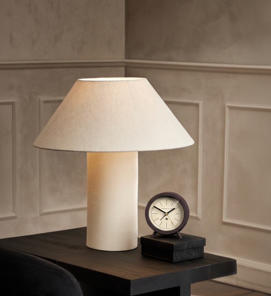 Fred Mid-Century Modern Alarm Clock – Chocolate Black