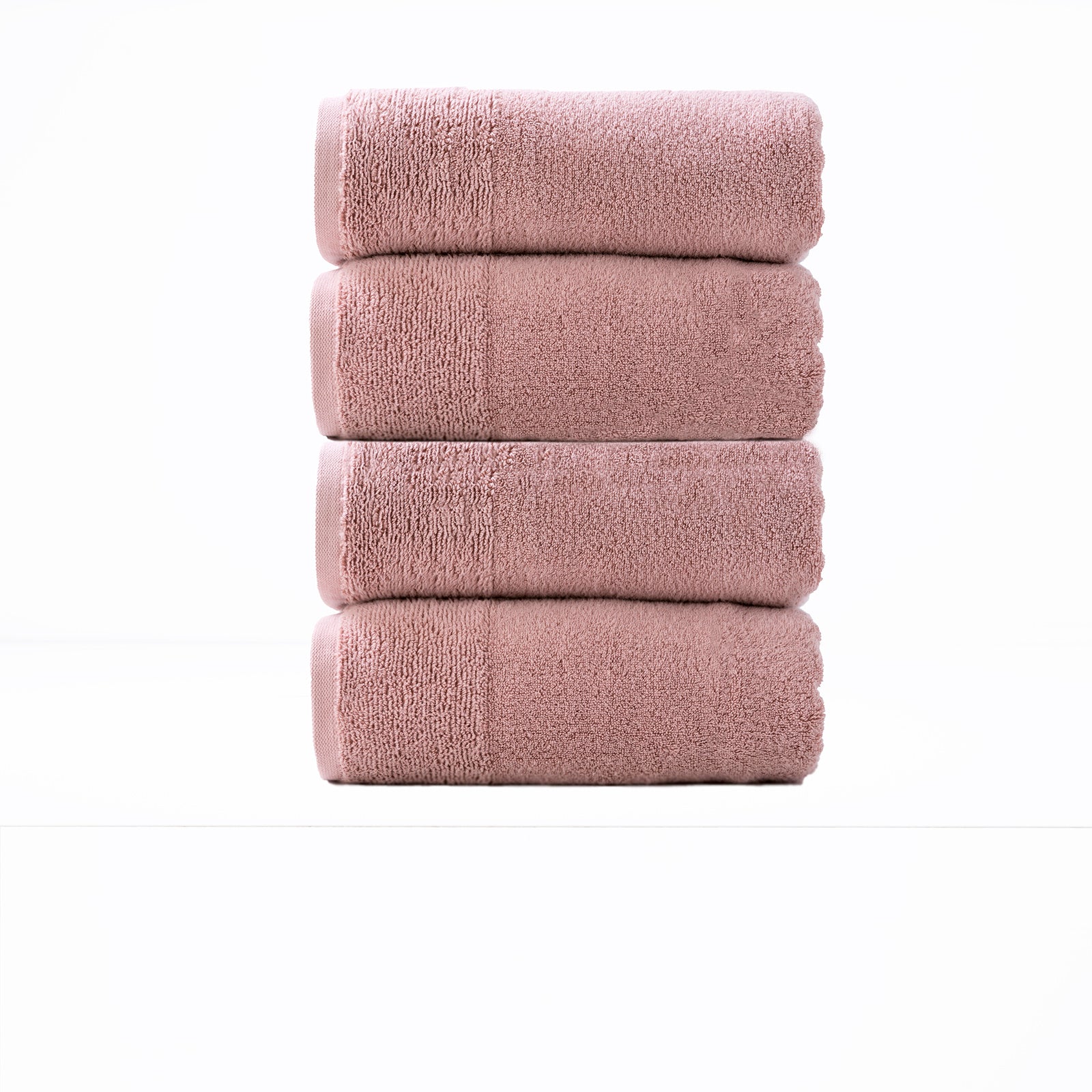 Eden Nest Aireys Zero Twist Cotton Bath Towel Set – 4 Piece (70x140cm, 650gsm)