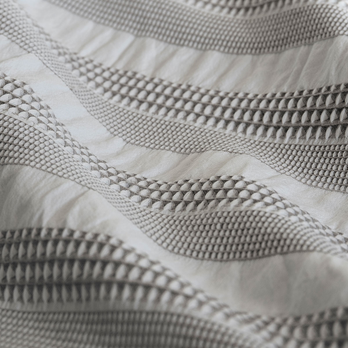 Cove Charcoal Seersucker Waffle Quilt Cover Set