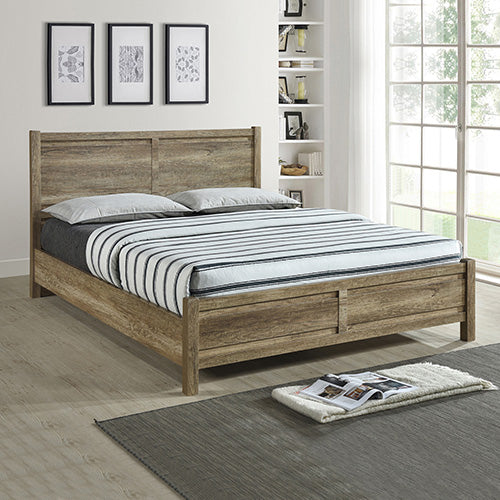 Bed Frame – Oak Finish MDF with Sturdy Slats