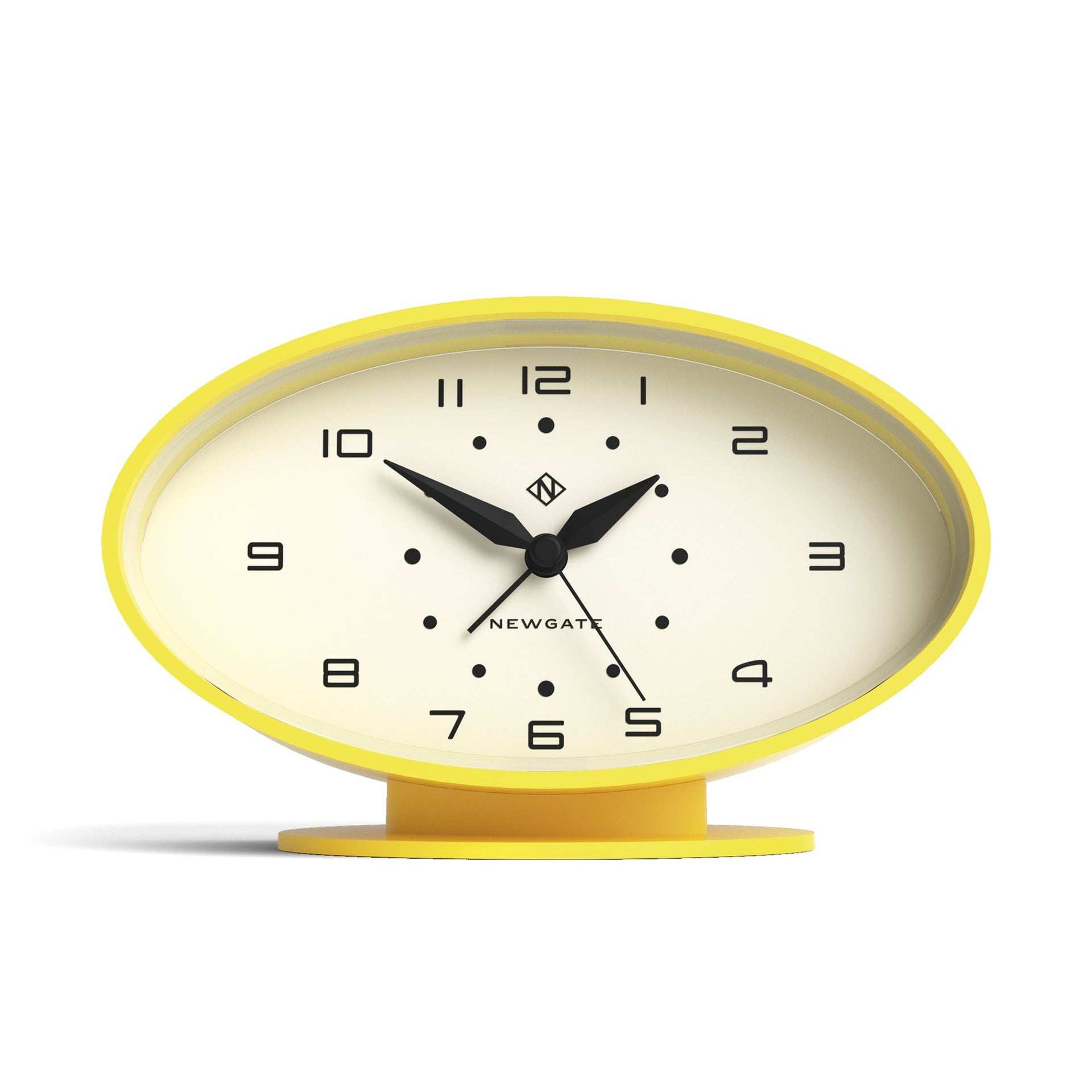 Ronnie Alarm Clock – Silent Sweep Oval Design