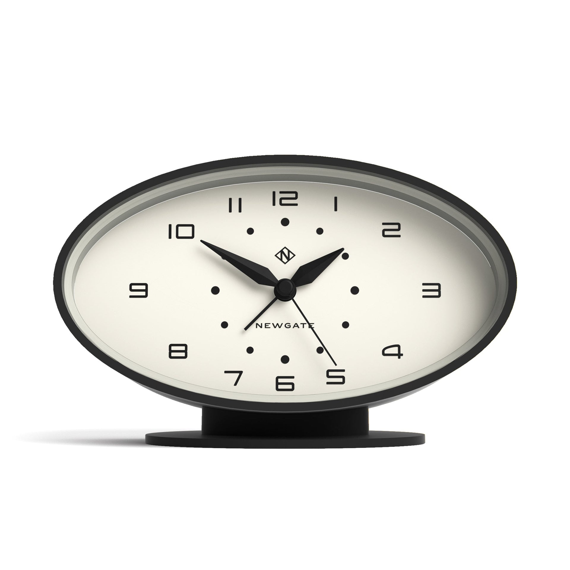 Ronnie Alarm Clock – Silent Sweep Oval Design