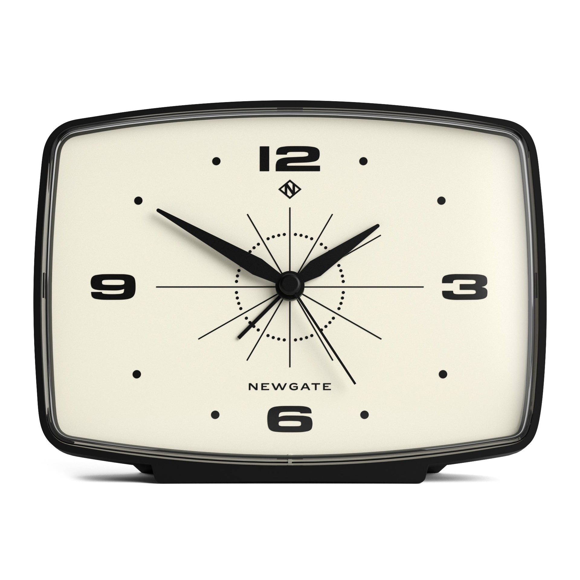 Brooklyn Alarm Clock – Retro Rectangular Design