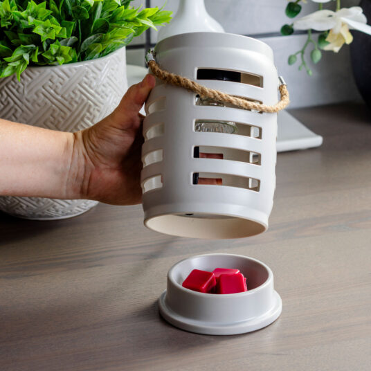 Rustic Shutter Electric Fragrance Lantern