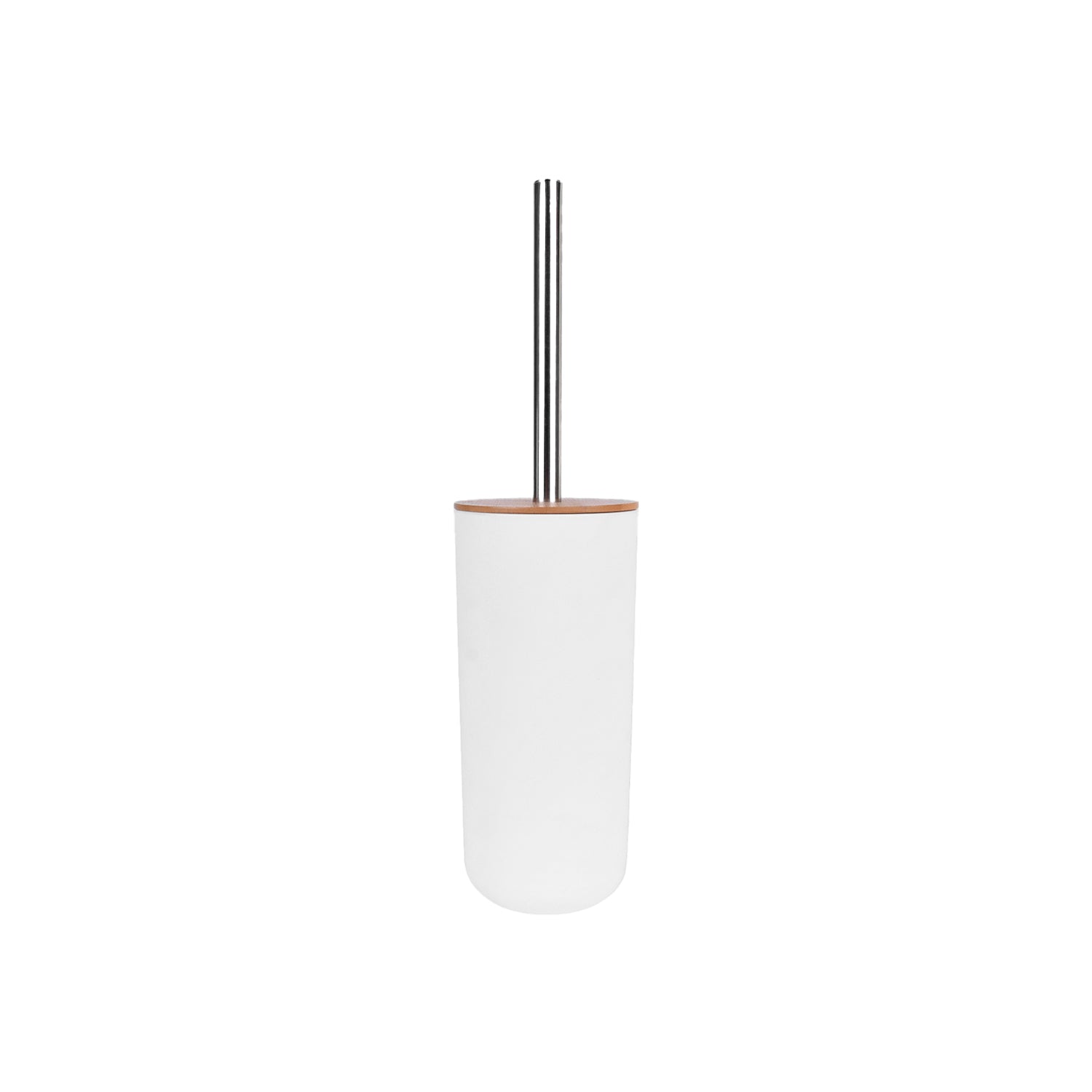 Eden Nest Bamboo-Lid Toilet Brush – Hygienic Bathroom Cleaning Tool