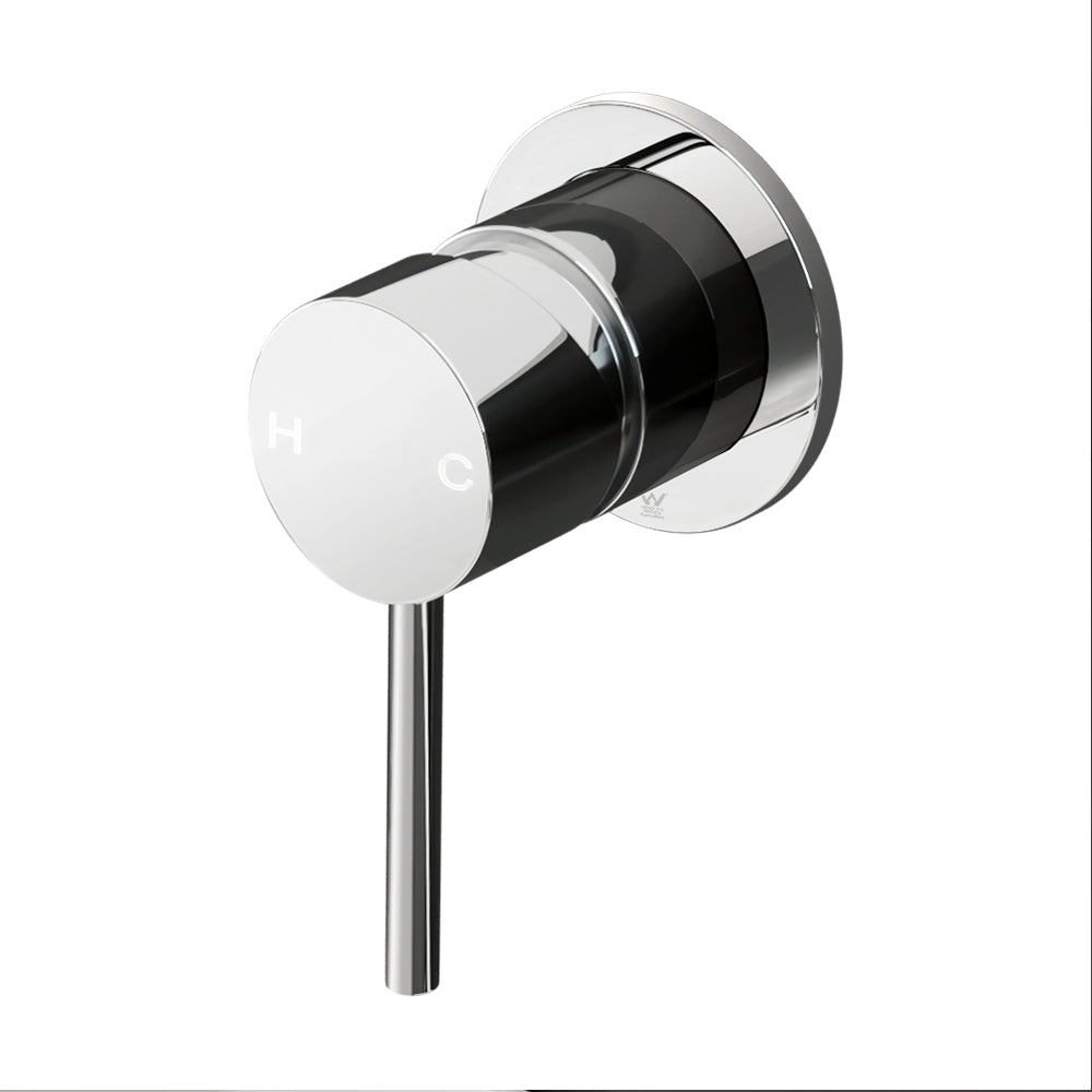 Eden Nest Wall-Mounted Basin Mixer Tap – Chrome Finish, Brass, Round Design
